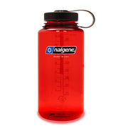 Botella Nalgene Sostenible Boca Ancha 32 OZ (1L) RED W BLACK CAP 348605