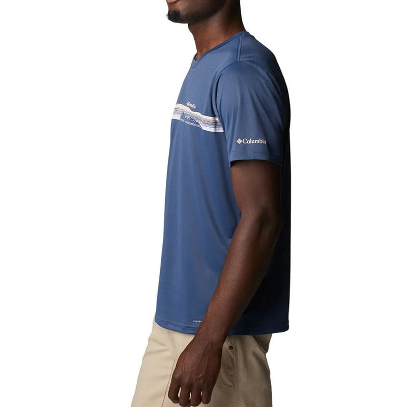 Camiseta para Hombre Columbia Hike Graphic Dark Mountain