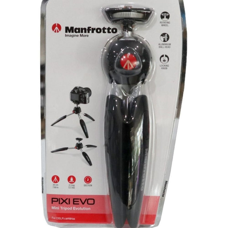 Mini Trípode Pixi Evo Manfrotto MTPIXIEVO-BK