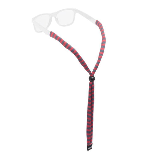 Retenedor para Lentes Chums Original Standard End 12115 (Rayas) Red & Grey Stripe