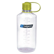 Botella Nalgene Sostenible boca Angosta 32 oz (1L) CLEAR W GREEN CLOS