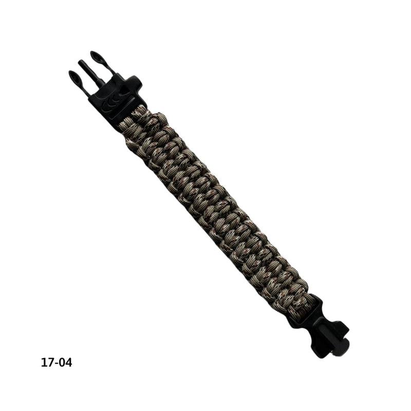 Pulsera Paracord con Silbato y Pedernal Arena Militar (17-04)