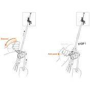 Asegurador GRIGRI+ Petzl D13A AG