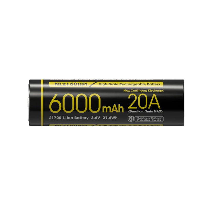 Batería Nitecore NL2160HPi 21700 6000mAh i-Series