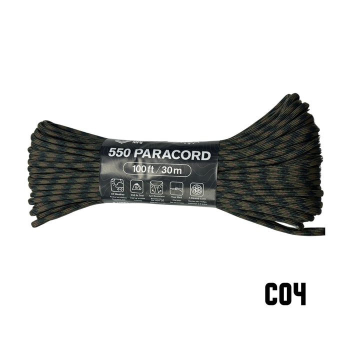 Cuerda Paracord 550 Atwood Ropes - 100 ft / 30m C04