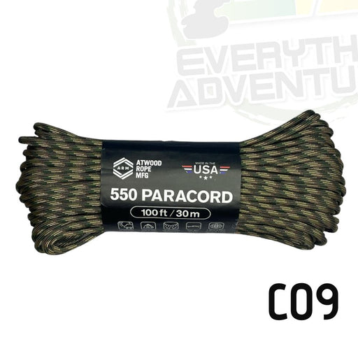 Cuerda Paracord 550 Atwood Ropes - 100 ft / 30m C09