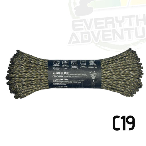 Cuerda Paracord 550 Atwood Ropes - 100 ft / 30m C19