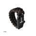 Pulsera Paracord con Silbato y Pedernal Café (17-07)