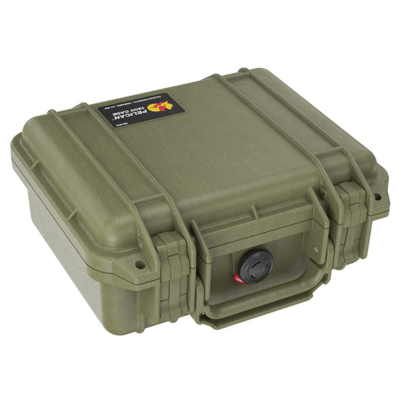 Caja Pelican 1200 Con Foam Verde Oliva