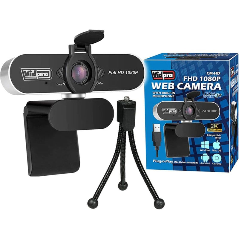 CAMARA WEB VIDPRO USB1080P HD CM-HD