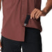 Camisa Manga Corta Hombre Newton Ridge II Columbia Dark Red M