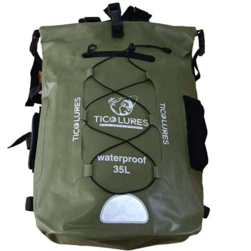 Bolso Seco de Pesca TicoLures 35L Olive