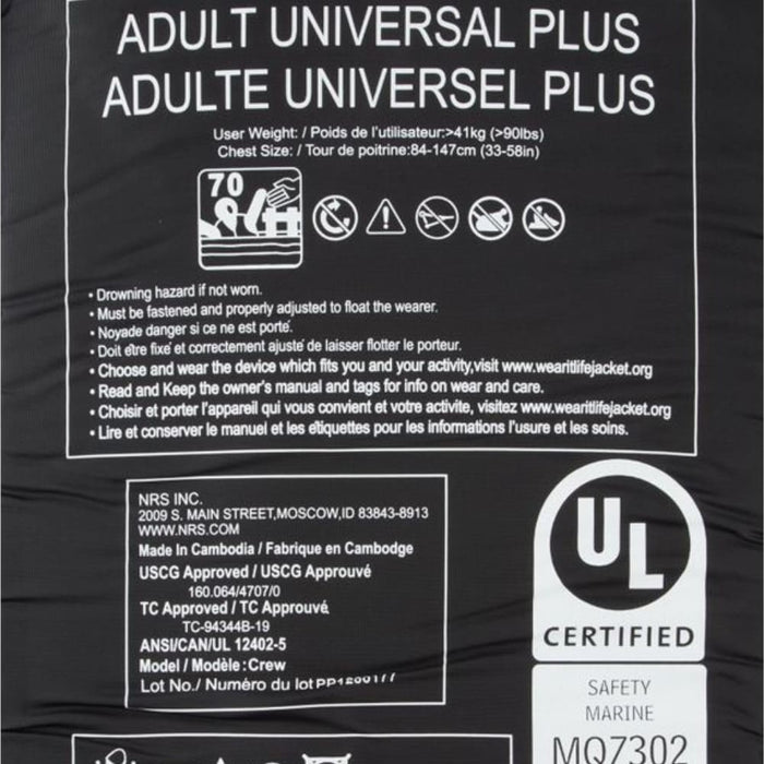 Chaleco NRS Crew Universal (Adulto)