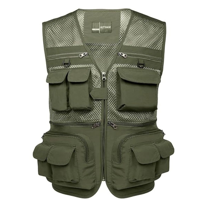 Chaleco Safari Outdoor Multibolsillos