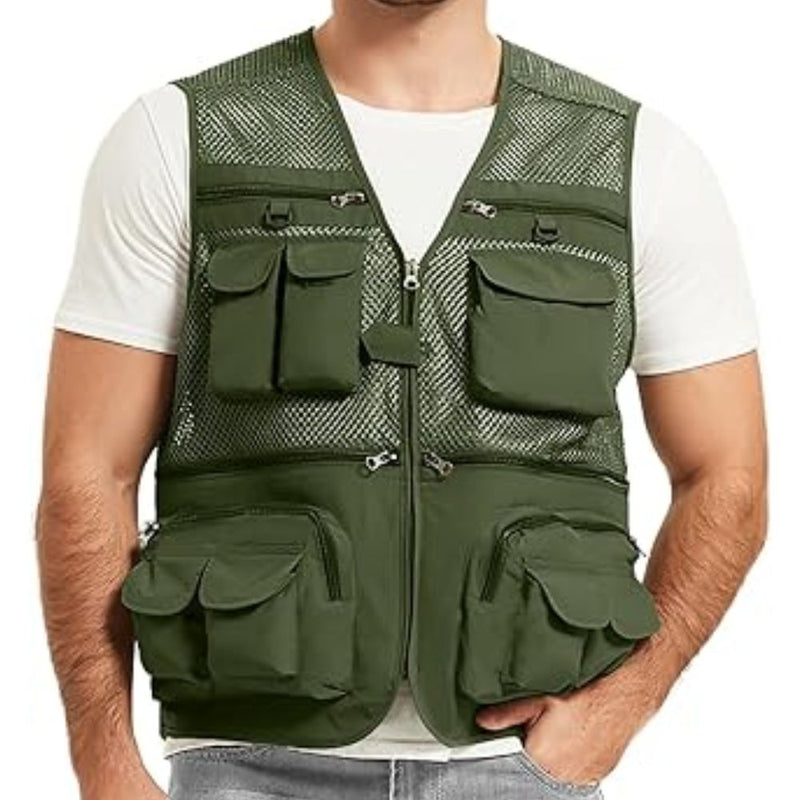 Chaleco Safari Outdoor Multibolsillos