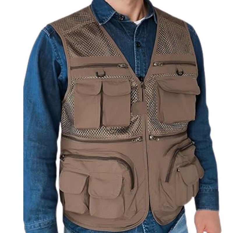 Chaleco Safari Outdoor Multibolsillos