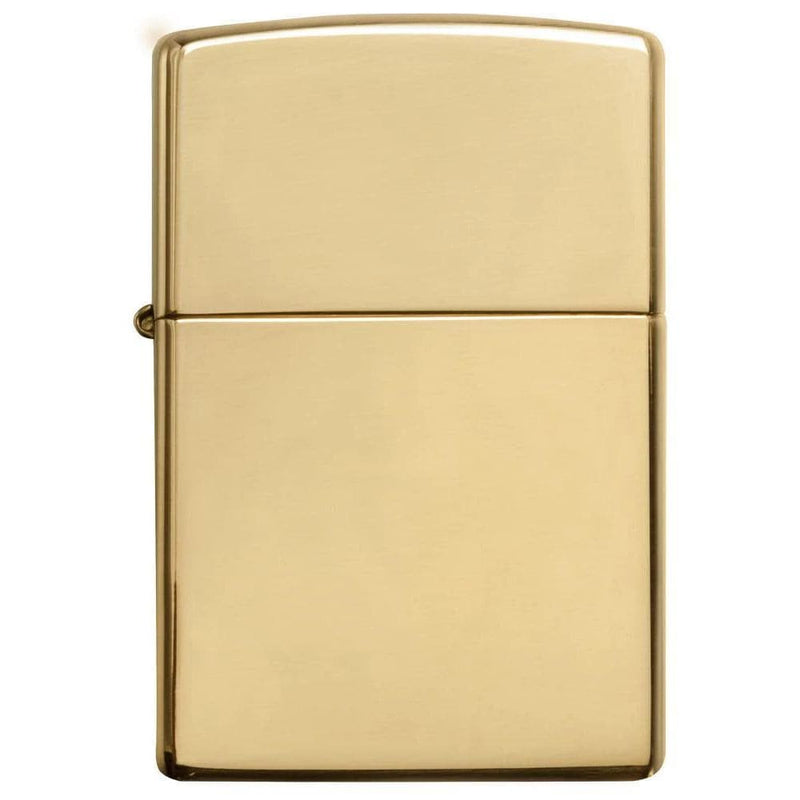 Encendedor Zippo Recargable Dorado High Polish Brass