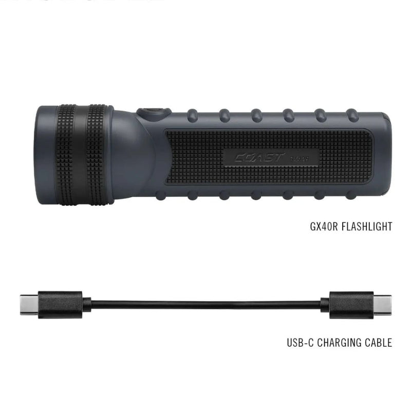 Linterna Coast GX40R Recargable 3000 Lúmenes
