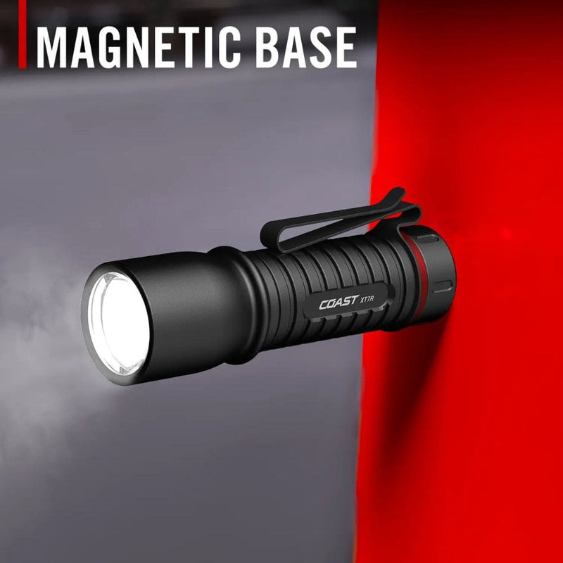 Linterna Recargable Coast XP7R LED 1500 Lúmenes Dual Power