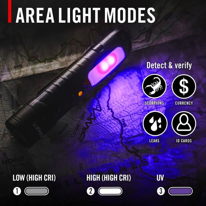 Linterna Recargable Coast KL30R LED 500 Lúmenes