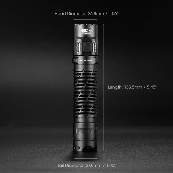 Linterna Nitecore MH12 PRO 3,300 Lumens 505m