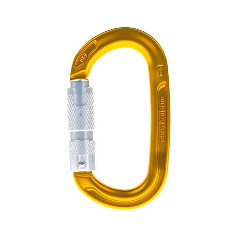 Mosquetón Oval Alu/Aut Triple Lock Oxy Singing Rock 26 kN