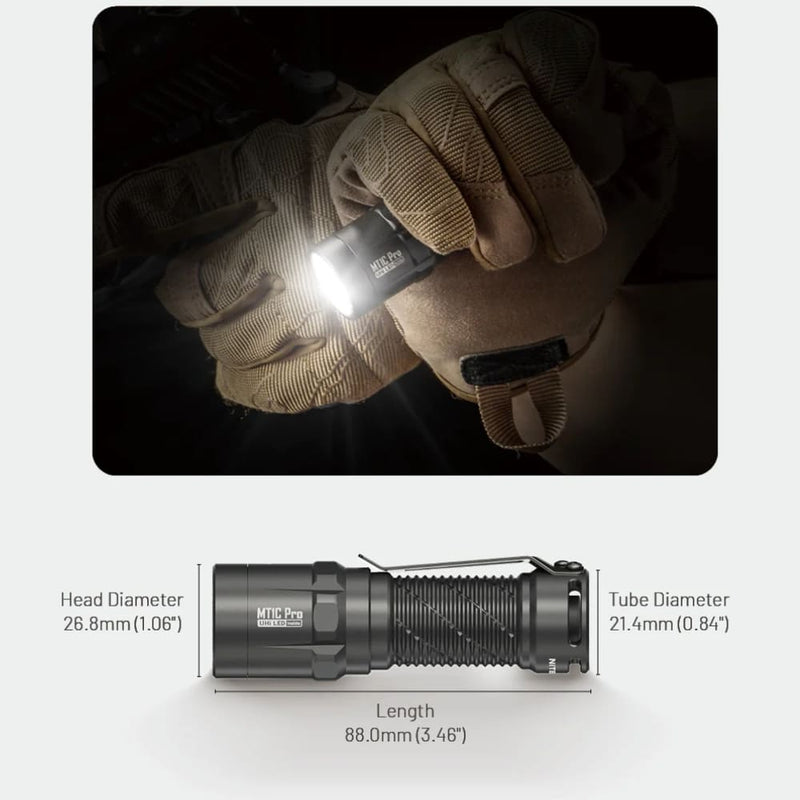 Linterna Nitecore MT1C Pro 1,000 Lúmenes