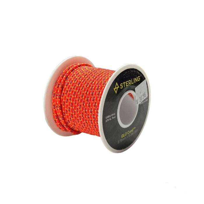 Mini GLO Cord 2.75mm Sterling Rope (15.2m) 50' ORANGE