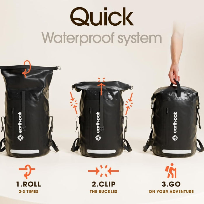 Mochila Impermeable de 55L Earth Pak