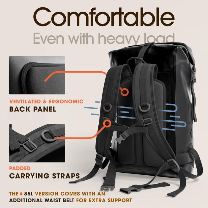 Mochila Impermeable de 55L Earth Pak