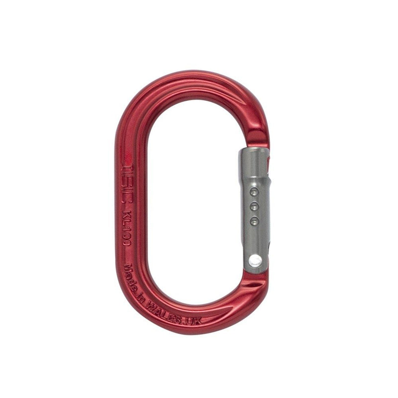 Mosquetón Accesorio Oval ISC Straight Gate KL100ST1 (Aluminio 9kN)