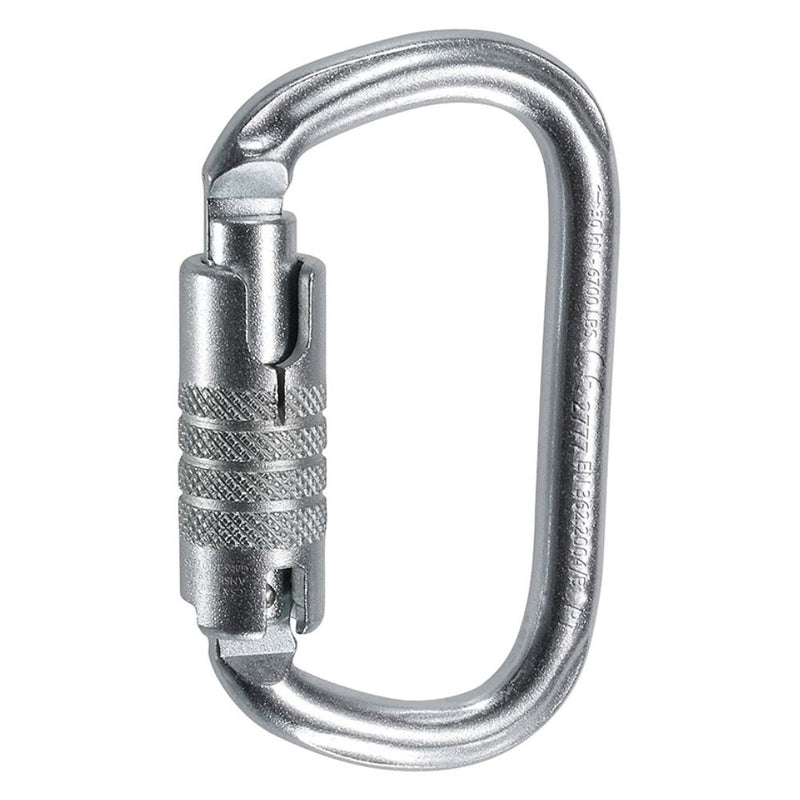 Mosquetón Acero Oval Plus 3Lock C.A.M.P.
