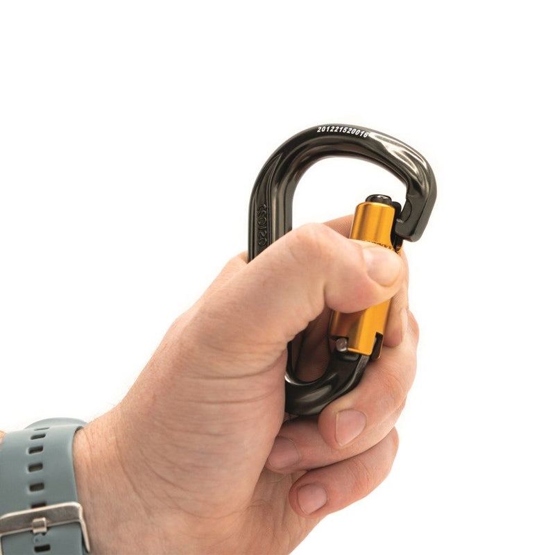 Mosquetón Mini HMS ISC Twistlock KH214TL1 (Aluminio 27kN)