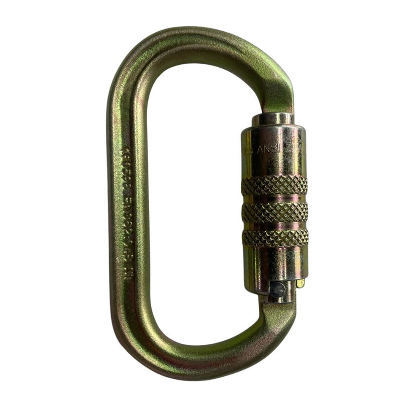 Mosquetón Offset Oval ANSI ISC Twistlock KL321TL2 – Acero 40kN