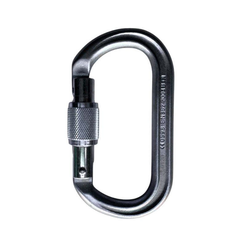 Mosquetón Offset Oval ISC Screwgate KL321SG1 (Acero 40kN)