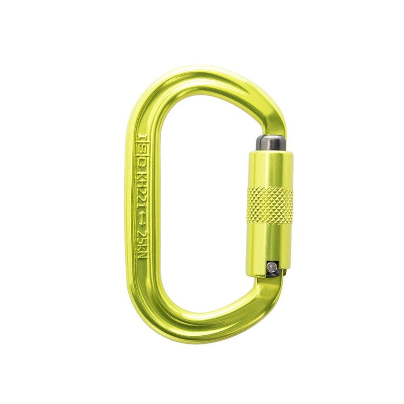 Mosquetón Oval ISC SuperSafe 25kN KH221SSB (Pack x3 Aluminio)