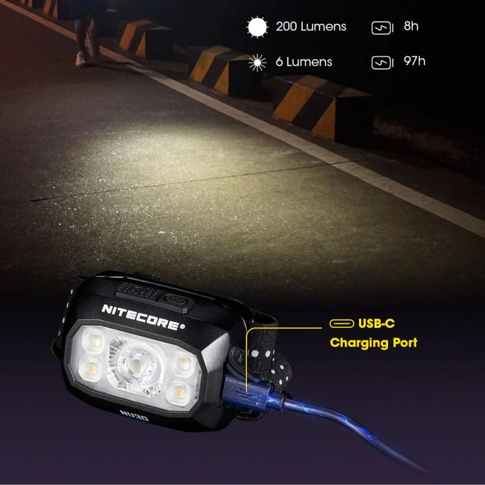 Linterna de Cabeza Nitecore NU30 500 Lúmenes (130metros)