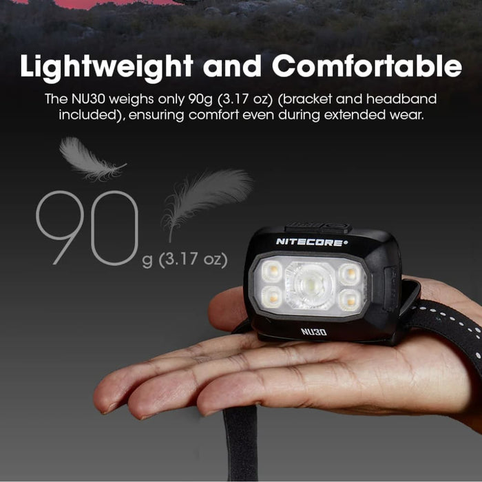 Linterna de Cabeza Nitecore NU30 500 Lúmenes (130metros)