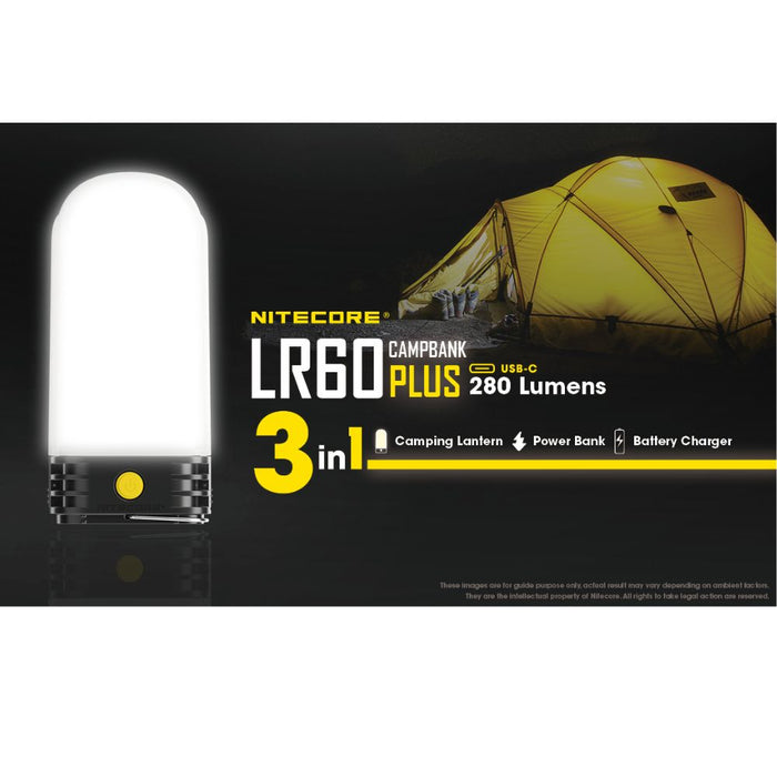 Linterna para Camping Nitecore LR60 280 Lúmens