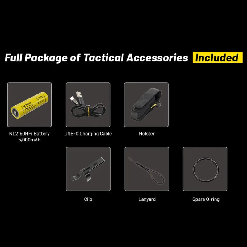 Linterna Nitecore P23i 3,000 lúmenes