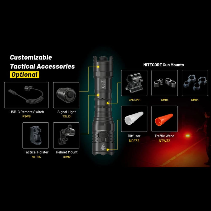 Linterna Nitecore P23i 3,000 lúmenes
