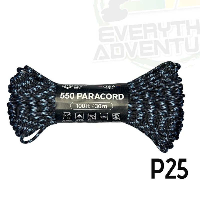 Cuerda Paracord 550 Atwood Ropes - 100 ft / 30m P25
