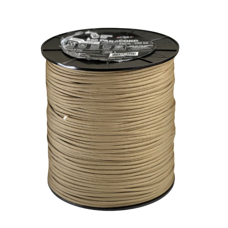 Cuerda Paracord 550 Atwood Ropes - 1000 ft / 305m Coyote