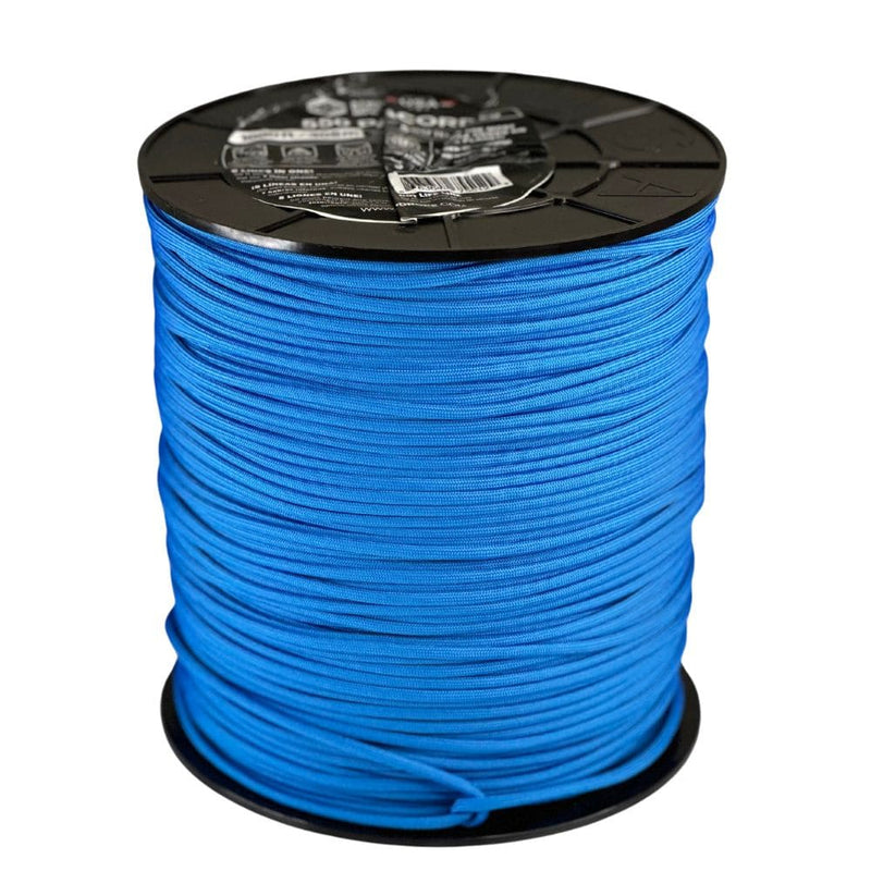 Cuerda Paracord 550 Atwood Ropes - 1000 ft / 305m Blue