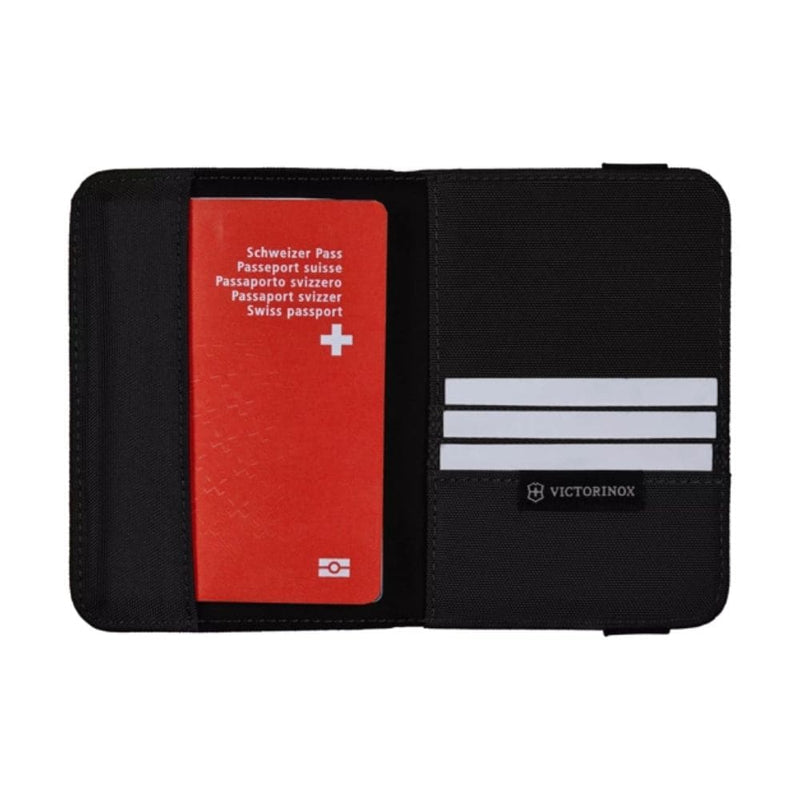 Porta pasaporte con protección RFID Holder Victorinox NEGRO