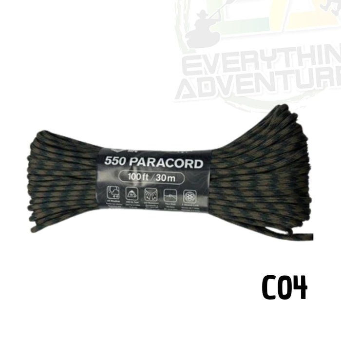 Cuerda Paracord 550 Atwood Ropes - 100 ft / 30m C04