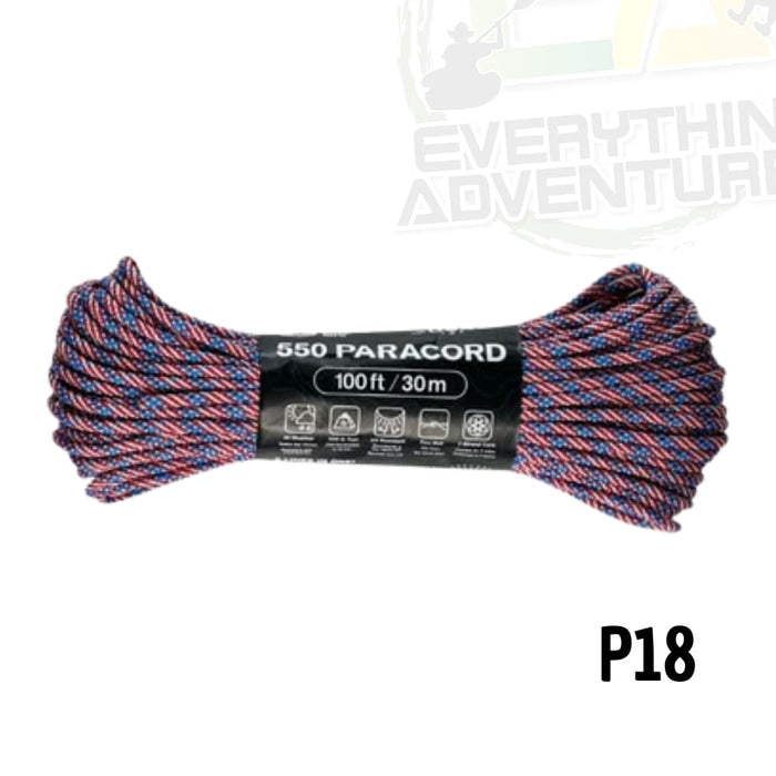 Cuerda Paracord 550 Atwood Ropes - 100 ft / 30m P18