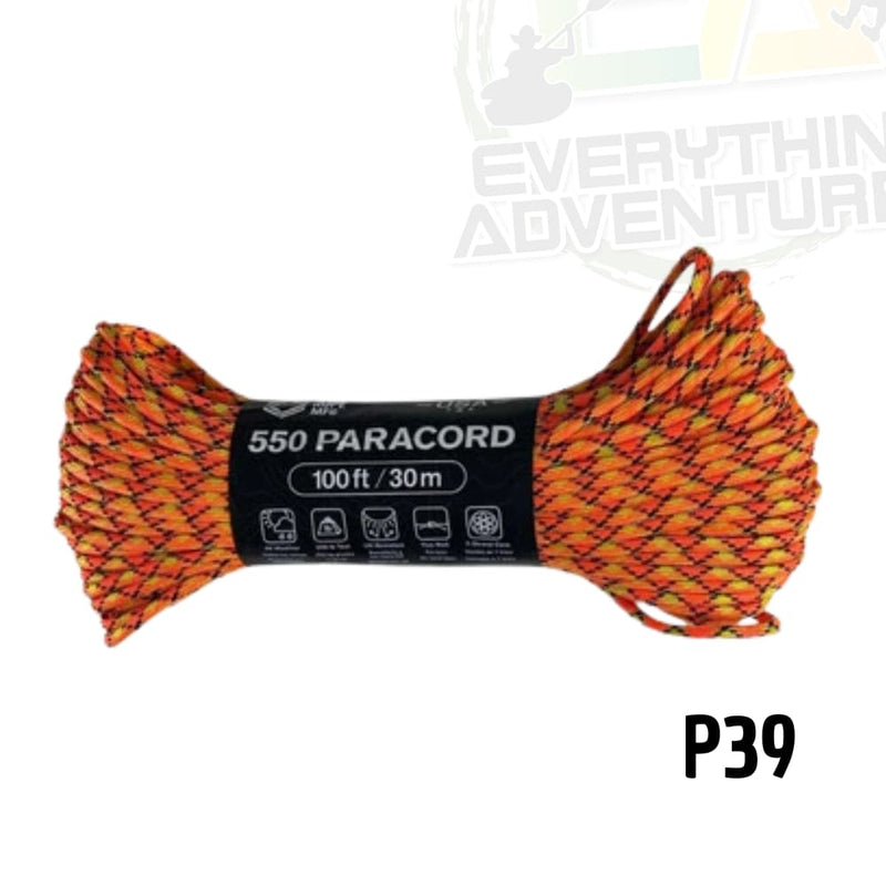 Cuerda Paracord 550 Atwood Ropes - 100 ft / 30m P39