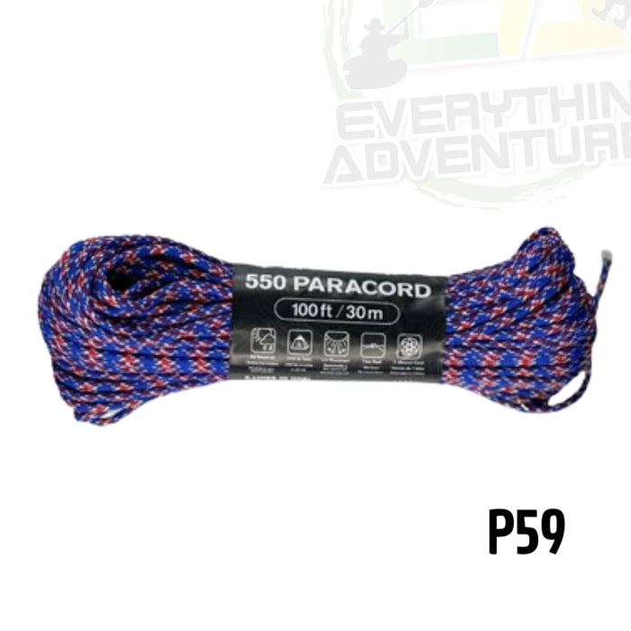 Cuerda Paracord 550 Atwood Ropes - 100 ft / 30m P59