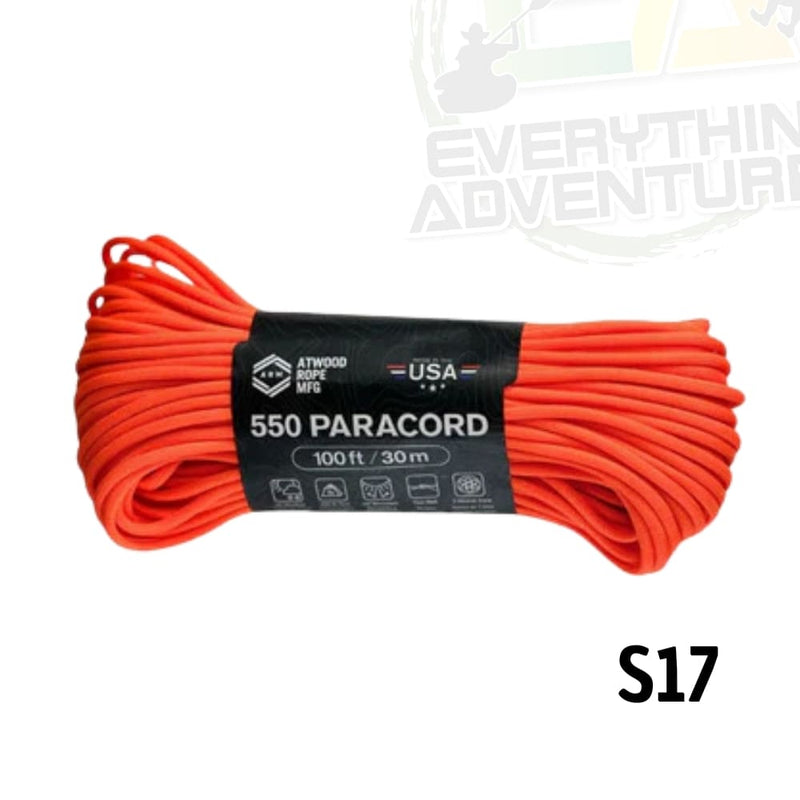 Cuerda Paracord 550 Atwood Ropes - 100 ft / 30m S17